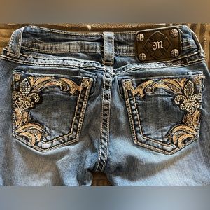 Miss me jeans size 25, style JP5853B2 boot cut, color LT 57